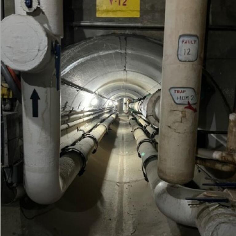 underground steam tunnels