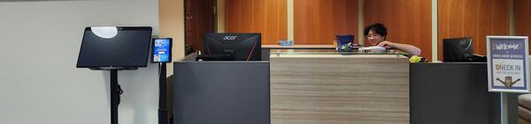 Student Services Building front desk